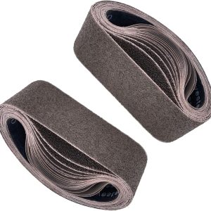 24 Pack 3x18 Belt Sander Paper, 3 x 18 Inch Calcin