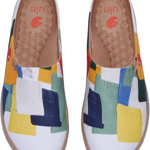 UIN Men's Painted Slipper Lightweight Comfort Mule