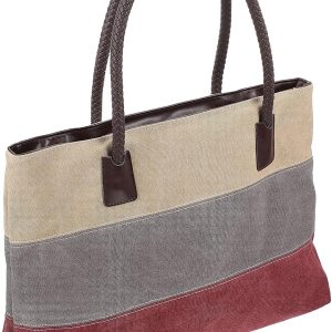 Luxshiny Canvas Tote Hand Bags 1Pc Chic Canvas Bag
