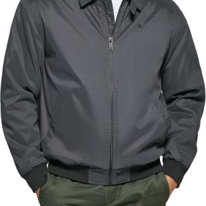 Dockers Men's Micro Twill Golf Bomber Jacket