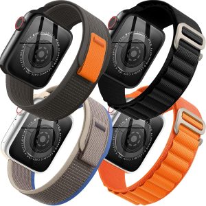 4 Pack Alpine Trail Loop Nylon Band Compatible wit