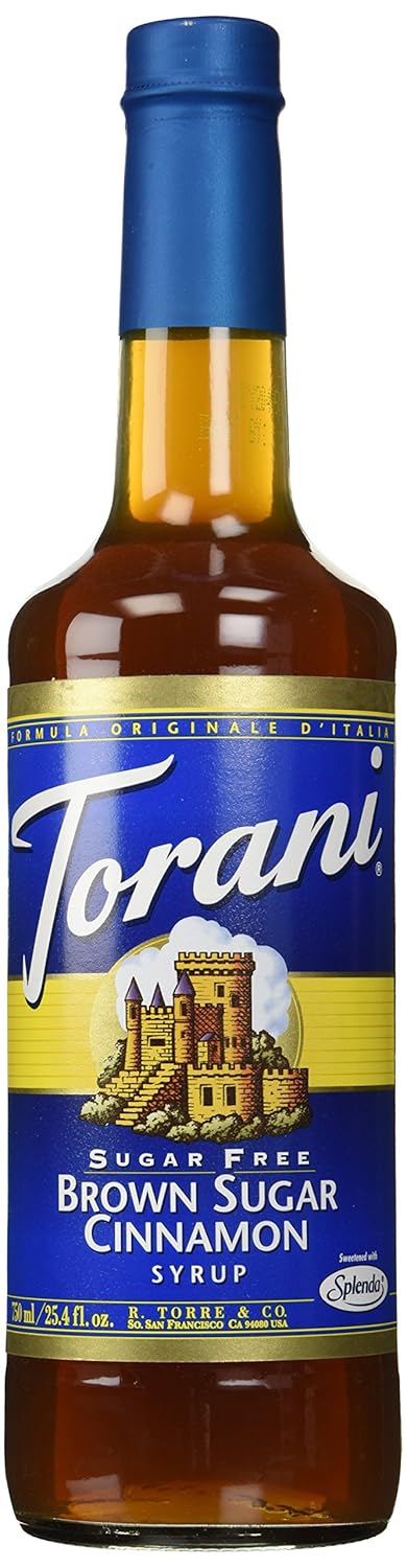 Sirope de canela y azúcar moreno Torani, sin azúca