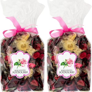 DecorRack 12oz Rose Potpourri, Decorative Home Fra