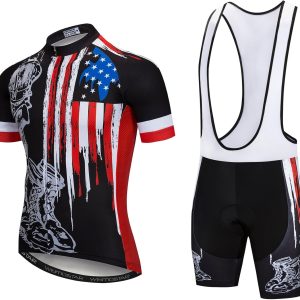 HimyBB Cycling Jersey 12D Gel pad Bike Shorts Set