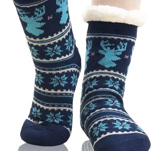 Allgala 2-PK Christmas Sherpa Fleece Lining Fuzzy