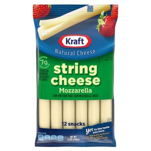 Kraft String Cheese Mozzarella Cheese Snacks (12 c