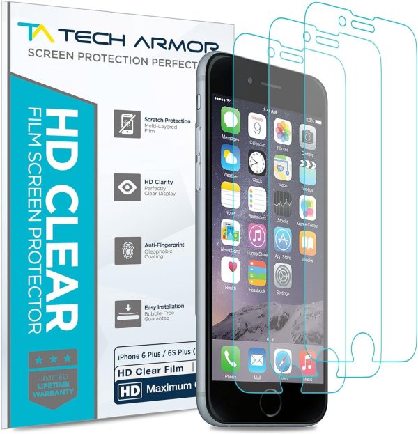 Tech Armor HD Clear Film Screen Protector for Appl