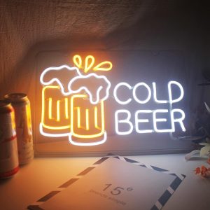 Neon Beer Signs For Beer Bar Pub, Cheers Neon Sign