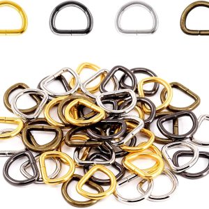 Swpeet 60Pcs Heavy Duty 1 Inch / 25mm Metal Ring B