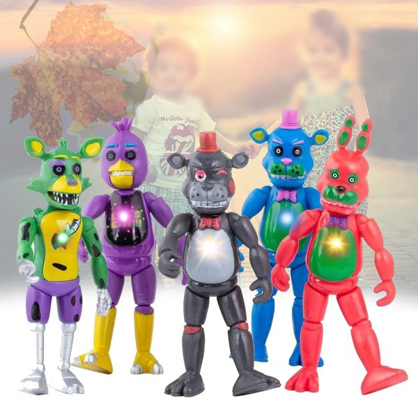 5Pcs Inspired by Five Nights at Freddys Toys Actio