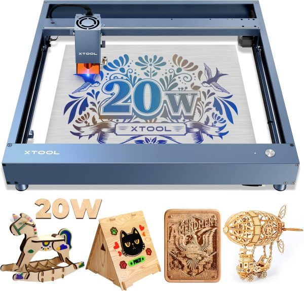 xTool D1 Pro Laser Engraver, 20W Output Powerful L