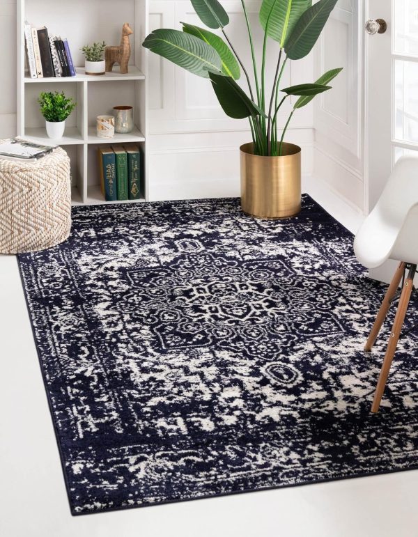 Rugs.com Arlington Collection Rug 4' x 6' Navy B
