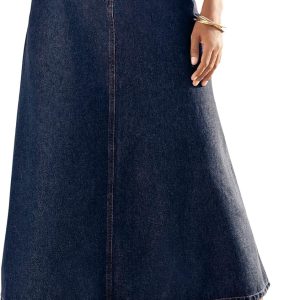 Roaman's Women's Plus Size Tall A-Line Kate Skirt