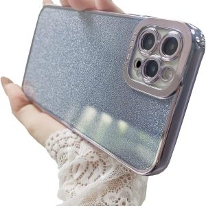 Fycyko Compatible with iPhone 12 Pro Case Glitter