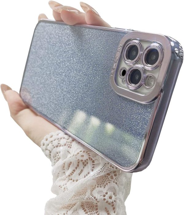 Fycyko Compatible with iPhone 12 Pro Case Glitter