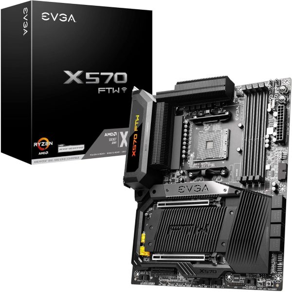 Tarjeta madre EVGA X570 FTW WiFi, 121-VR-A577-KR,