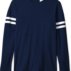 Soffe Men's Striped Sleeve Tee