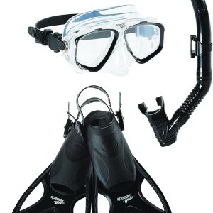 Speedo Unisex-Adult Adventure Swim Mask, Snorkel