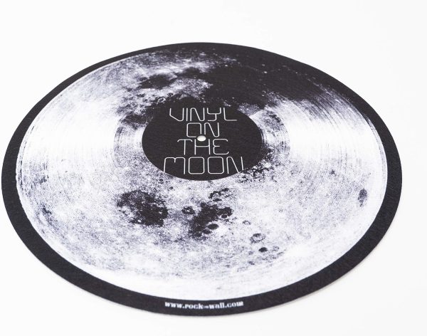 Turntable Felt Slip Mat - Vinyl on The Moon