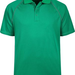 Men's Short Sleeve Polo Shirt Moisture Wicking Per