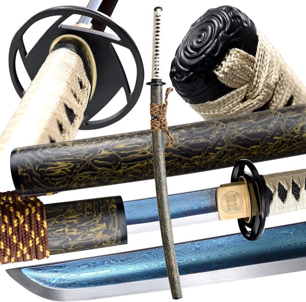 entez Battle Ready Katana Swords Japanese Samurai
