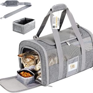 SECLATO Cat Carrier, Dog Carrier, Pet Carrier Airl