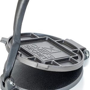 Chef's Secret 8 Inch Tortilla Cast Iron Press, Qui