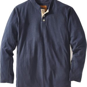 Venado Henley Long Sleeve Shirts for Men - Mens He