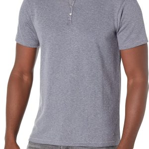 Buffalo David Bitton Men's Short Sleeve Split Neck
