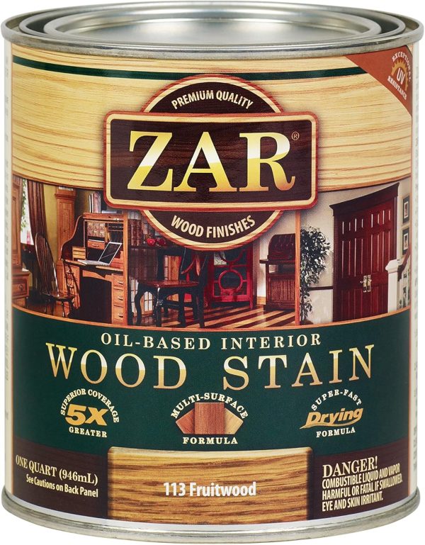 ZAR 11344 Tinta para madera, QT, Fruitwood, 32 onz