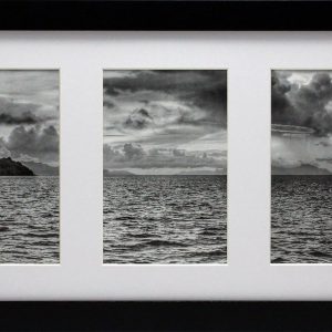 8x16 Collage Black Gallery Picture Frame with Thre