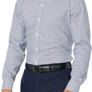 Buttoned Down Men's Slim Fit Spread Collar Pattern