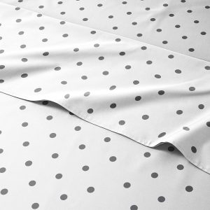 Polka Dot Sheet Set, Kids Sheets, Twin Size Kids S