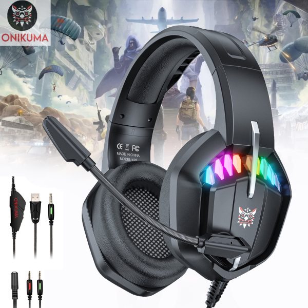 ONIKUMA Gaming Headsets , Surround Stereo Sound Ga