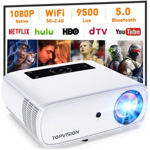 Proyector nativo de 1080P de TOPVISION, Full HD, p