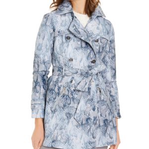 Gabardina GUESS con cinturón y bolsillo con estamp