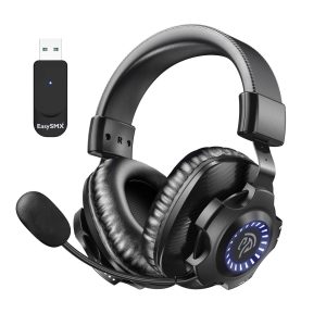 EasySMX 2.4G Wireless Gaming Headset for PC/ MAC/