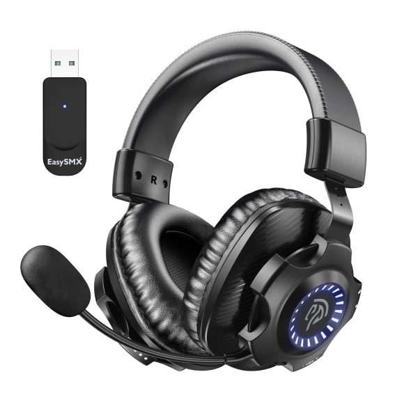 EasySMX 2.4G Wireless Gaming Headset for PC/ MAC/