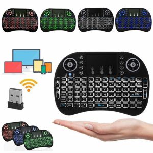 Teclado remoto inalámbrico Mini 2.4G para Raspberr