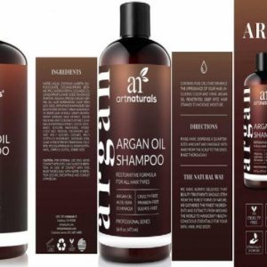 Champú de aceite de argán marroquí ArtNaturals - (
