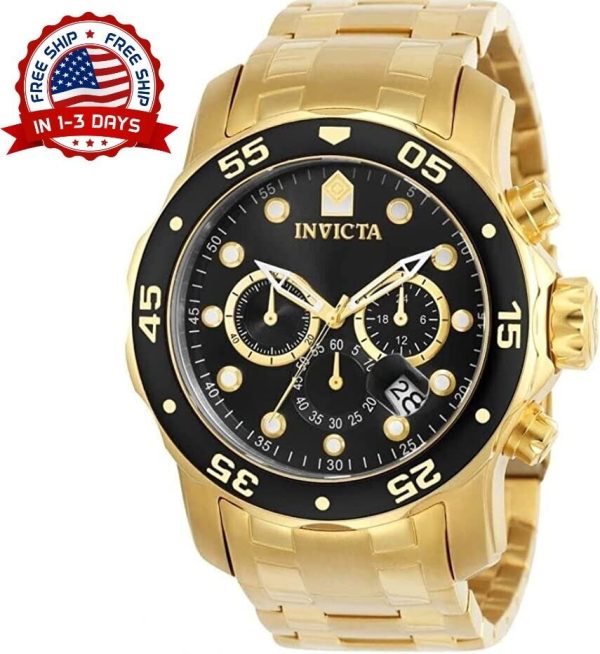 Reloj Para Hombre Dorado Elegante Uso Formal Casua