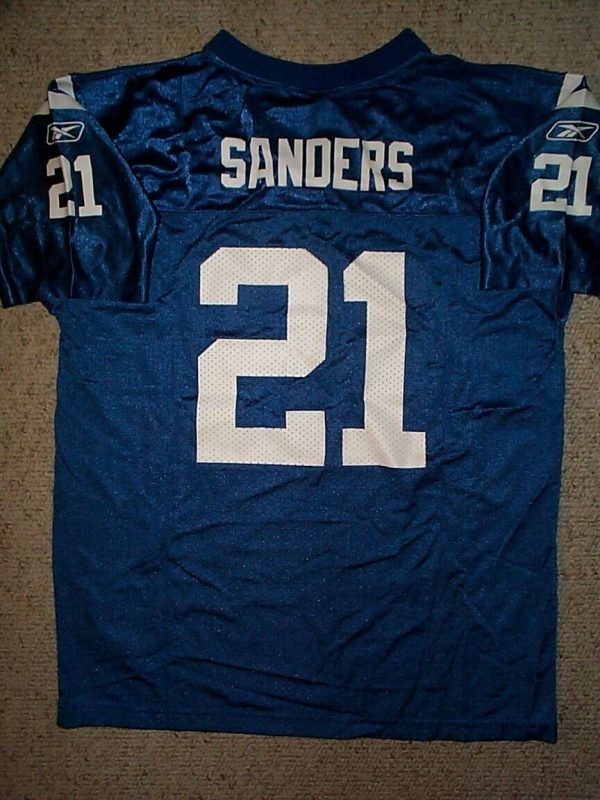 REEBOK Indianapolis Colts BOB SANDERS nfl Jersey Y