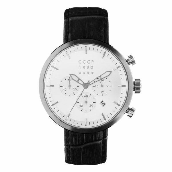 CCCP Men's Kashalot Dress CP-7007-01 44mm Silver D