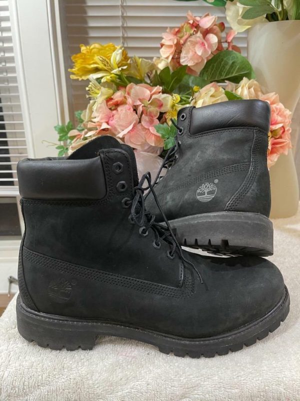 mens TIMBERLAND 6 INCH WATERPROOF 10073 BOOT BLAC