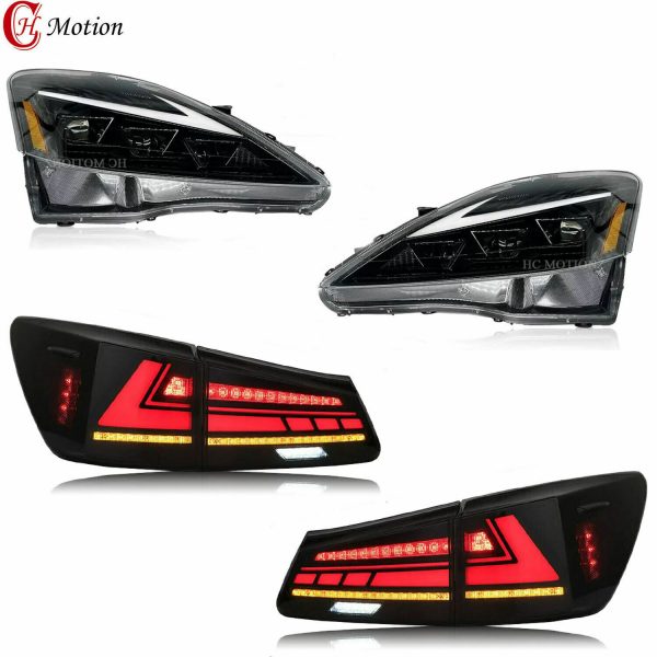 HC Motion LED Head Tail Light For Lexus IS250 350