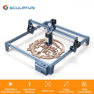 Sculpfun S9 Laser Engraver 90W 0.06mm Sharp Laser