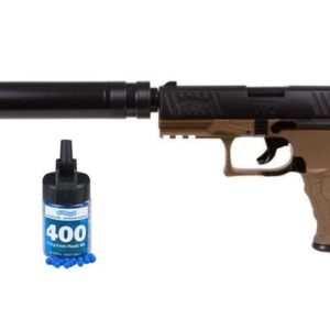 Refurbished Airsoft Walther PPQ Black/Tan Spring P