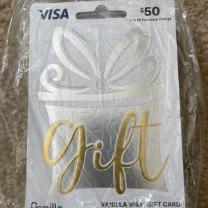 Vanilla Gift Cards 50 Sealed Bag of 10 Expires 4/