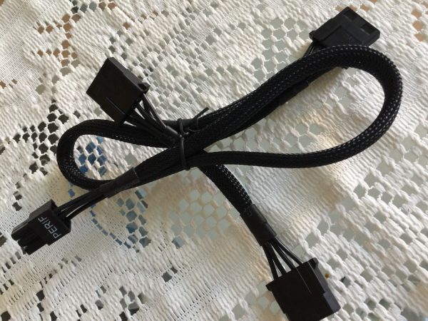 LOT 2 pcs 6 pin PERIF to 3X IDE DRIVER POWER cabl