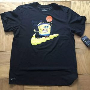 Nike Kyrie Spongebob Dri-Fit T-Shirt Black CD0947-